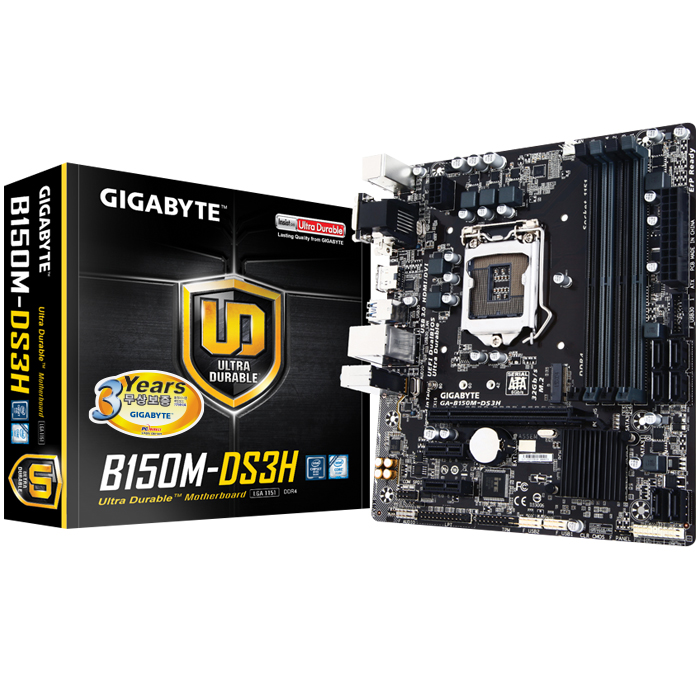 GIGABYTE GA-B150M-DS3H 듀러블에디션 피씨디렉트_이미지