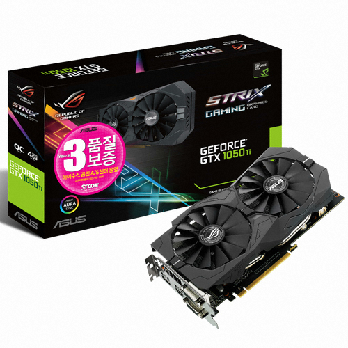 지포스 GTX1050 Ti O4G GAMING D5 4GB STCOM