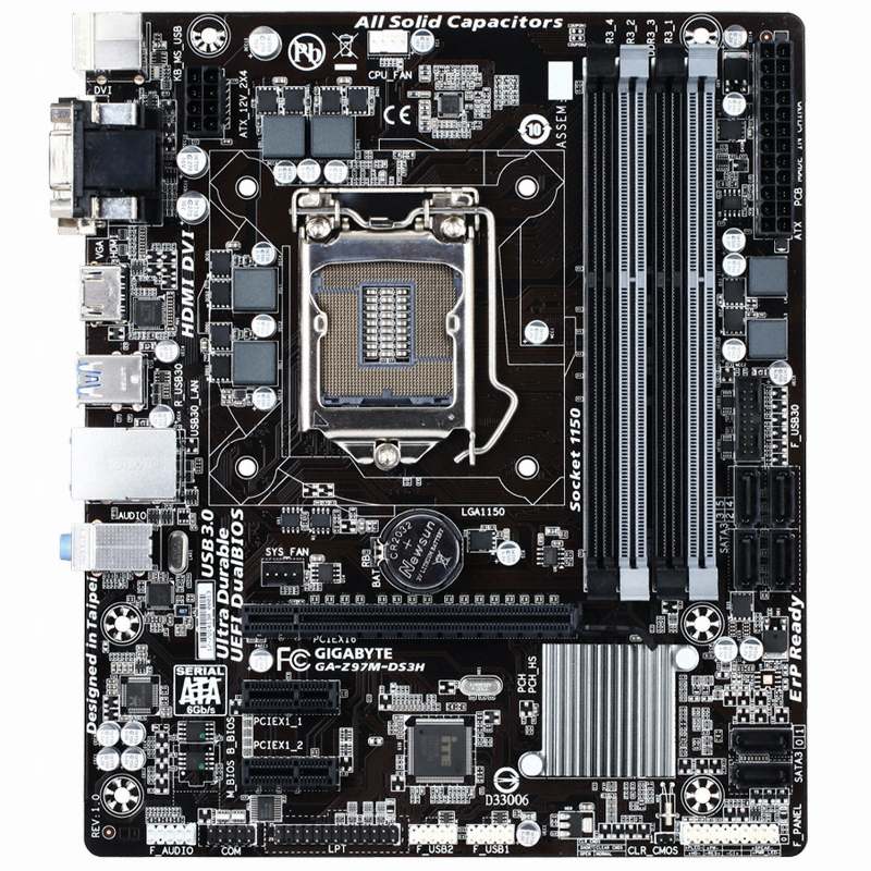 GIGABYTE GA-Z97M-DS3H 듀러블에디션 피씨디렉트_이미지