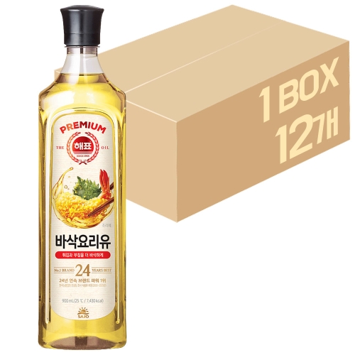 해표 바삭 요리유 900ml (12개)_이미지