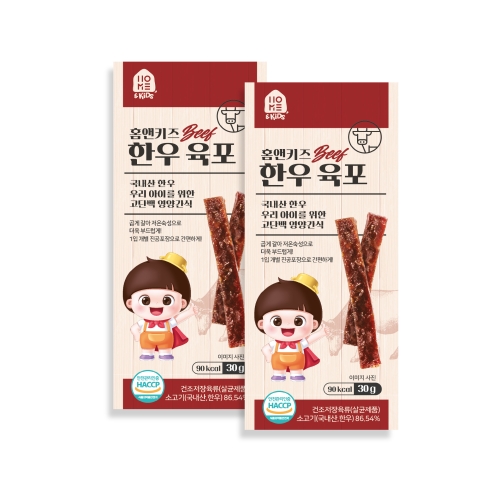 홈앤키즈 한우 육포 30g (2개)