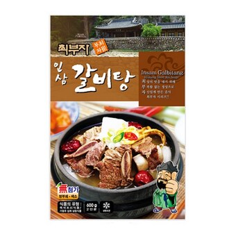 장터 최부자 인삼 <b>갈비탕</b> 600g