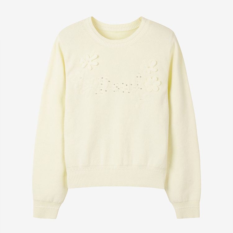 대현 듀엘 AVE 아플리케 플라워비딩 풀오버 D261KSK014