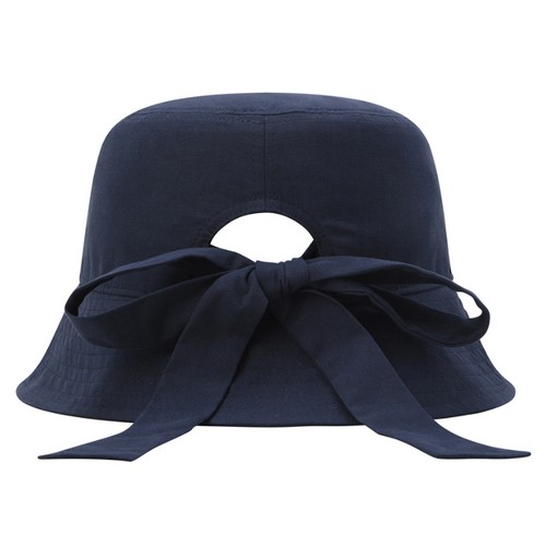 파리게이츠 잭바니 백 리본 솔리드 버킷햇 521F1CPJ21_NA_이미지