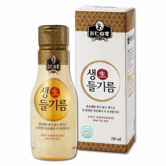 인산가 생들기름 210ml이미지입니다. 누르면 해당 게시물로 새창이동합니다.