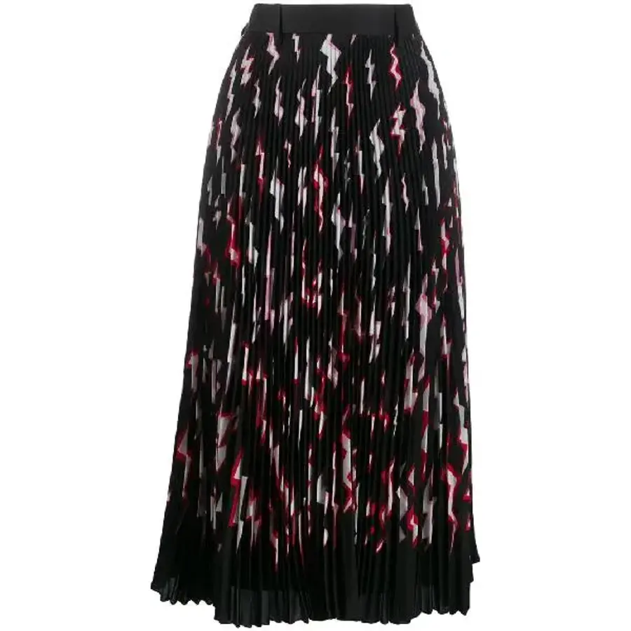 프라다 플리츠 라이트닝 볼트 스커트 P110OZS1921U9A T