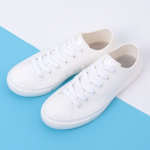 고무 재질 스니커즈 여자 장마철 비올때 신발 운동화 WA61BF9