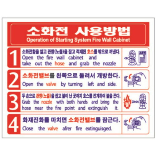 소화전 사용법 SMA-03