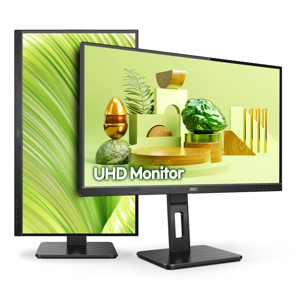 알파스캔 AOC U32P2 4K UHD 프리싱크 높낮이 무결점