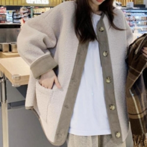 오노마 ONM 뽀글이점퍼 여성 박시 겨울 외투 점퍼 27758438_이미지
