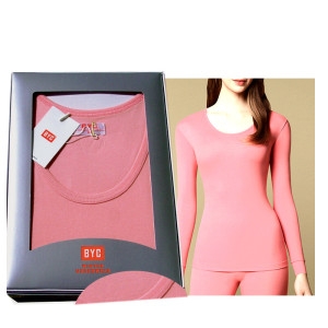 BYC 여성내의 베이직면 여상하내의 내복90-105호