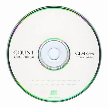 COUNT CD-R 700MB 52x 화이트골드 100장 케익(50*2)_이미지