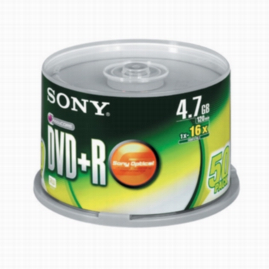 SONY DVD+R 4.7GB 16x 케익 (50장)_이미지