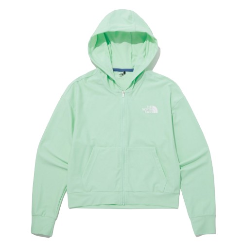 노스페이스 에코 블루 웨이브 후드 집업 NJ5JP15D