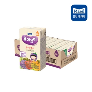 매일유업 요미요미 유기농 주스 사과,배,포도 125ml (24개)_이미지