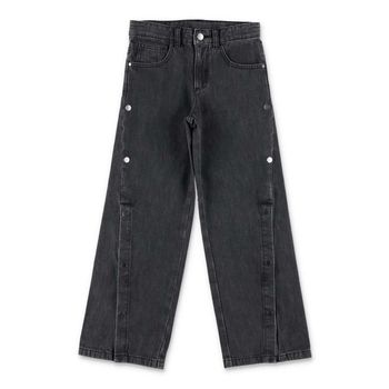 스텔라매카트니 아동용 버튼드 진 블랙 152059533_이미지