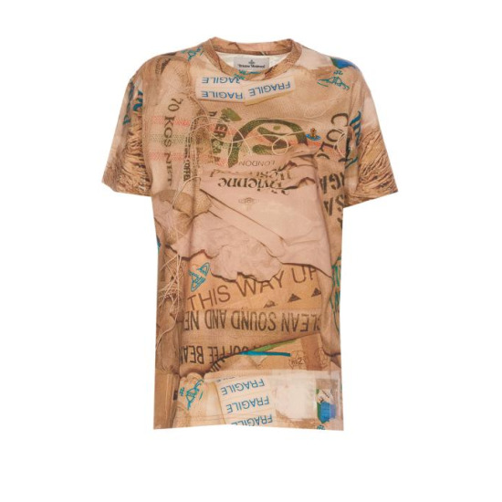 비비안웨스트우드 로고 클래식 티셔츠 3G01001F J006F C310_이미지