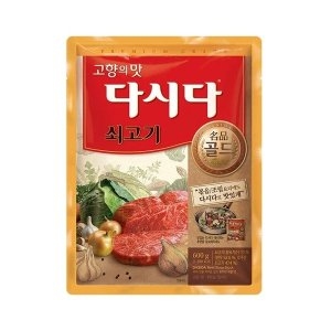 백설 다시다 명품 골드 쇠고기 600g (1개)_이미지