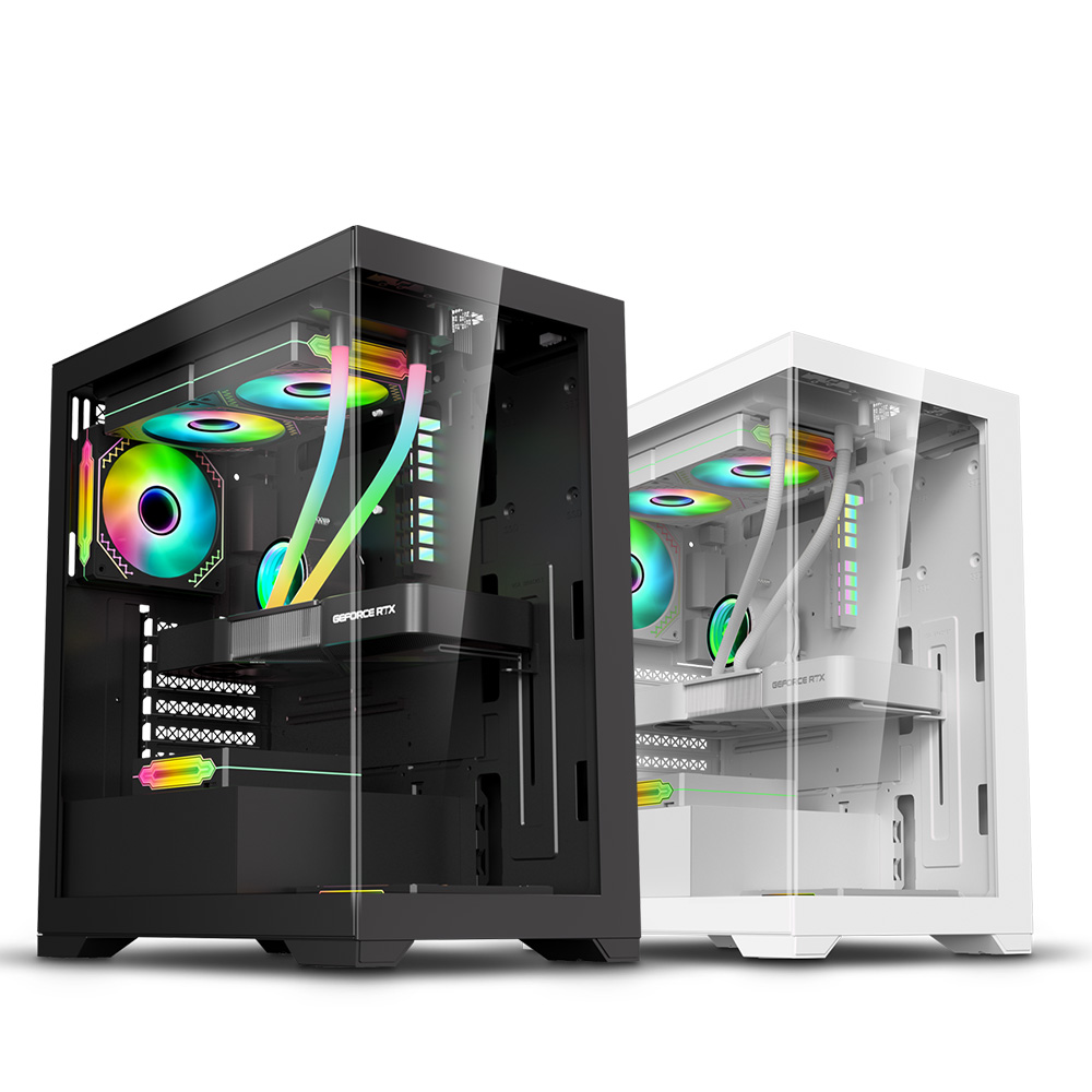 ANIX 빙산 강화유리 (블랙)_이미지