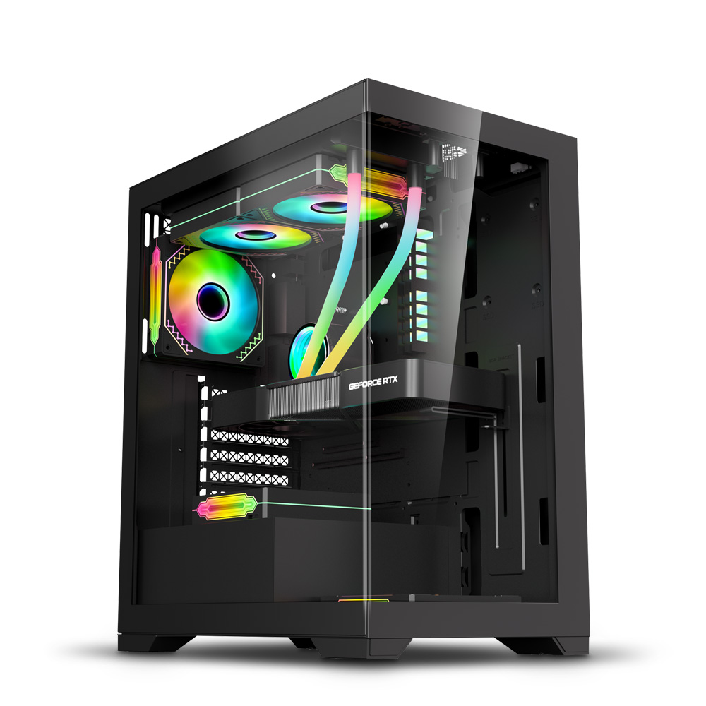 ANIX 빙산 강화유리 (블랙)_이미지