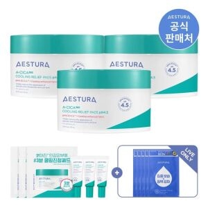 에스트라 에이시카365 쿨링 진정 패드 pH4.5 60매 (3개)_이미지