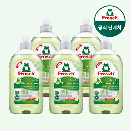 프로쉬 레몬민트 주방세제 500ml (5개)_이미지