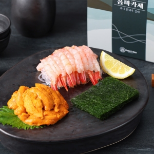 피터씨마켓 정성해담 홈마카세 우단감 선물세트 우니/단새우/감태_이미지