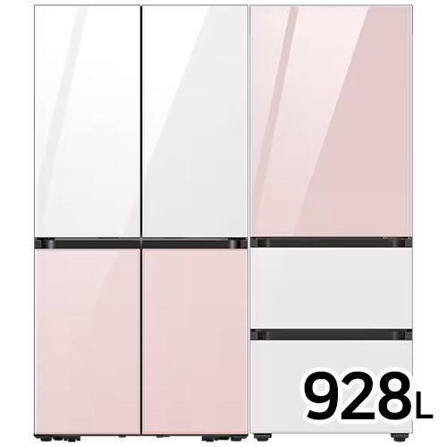 비스포크 키친핏 삼성전자 글램 RF60DB9KF2AP + RQ33DB74D2AP (색상선택형)