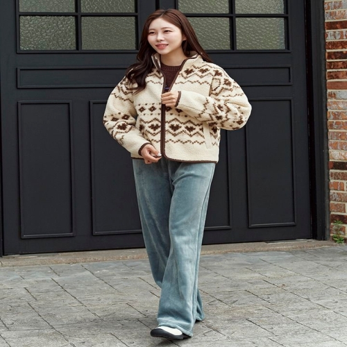 탑텐 여성 코듀로이 스트레이트 스웨트팬츠 MSF4PT2002_이미지