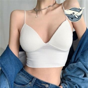 오노마 ONM 여성용 튜브탑 크롭 이너 슬림핏 활동적인 31449801_이미지