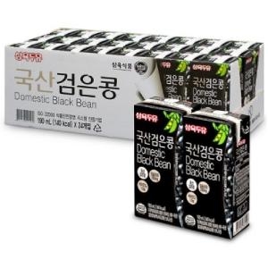 삼육식품 국산 검은콩 두유 190ml (24개)