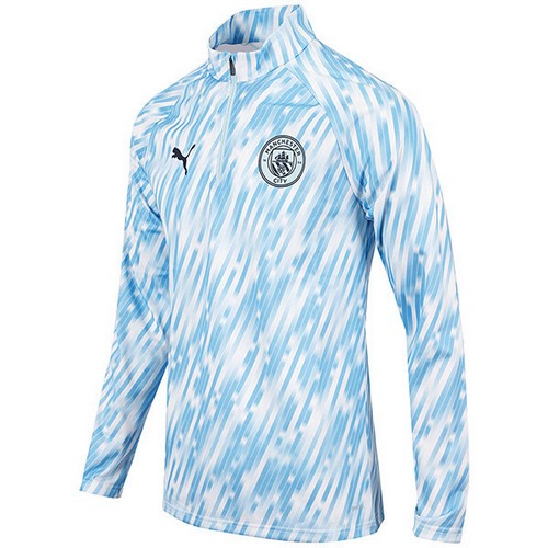 푸마 맨체스터 시티 웜업 1/4 집업 탑 맨시티 782170-10_이미지