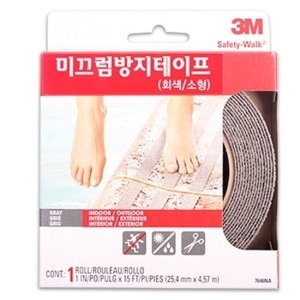 3M 미끄럼방지테이프 소형 회색 WFA9061