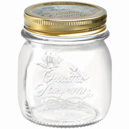  보르미올리 콰트로 밀폐유리병 잼병 150ml [1개]