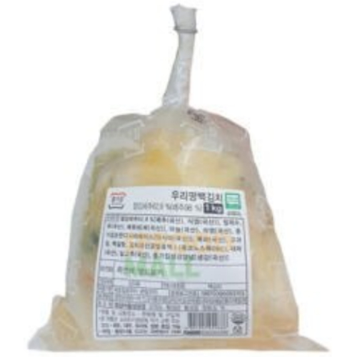 종가 우리땅 백김치 1kg이미지입니다. 누르면 해당 게시물로 새창이동합니다.