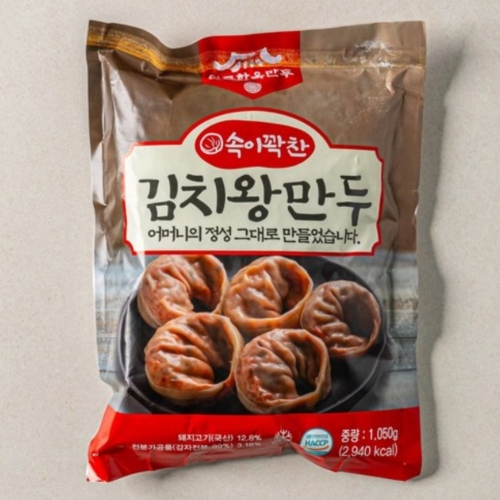 나래식품 전주한옥만두 김치왕만두 1.05kg (1개)