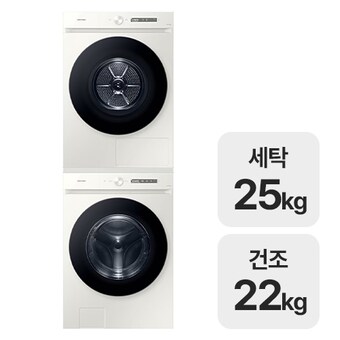 삼성전자 비스포크 AI <b>WF25CB8895BE</b> + DV22DB8890BE