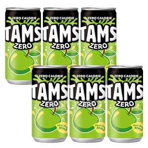 롯데칠성음료 탐스 제로 사과 210ml (6개)_이미지