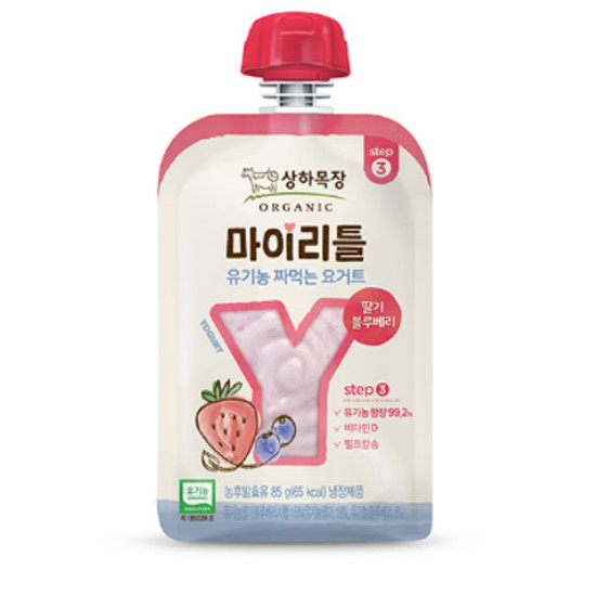 매일유업 상하목장 마이리틀 딸기&블루베리 85g (12개)