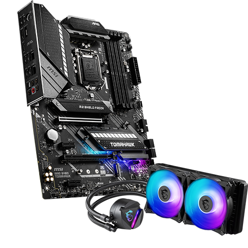 MSI MAG B460 토마호크 + 코어리퀴드 240R_이미지