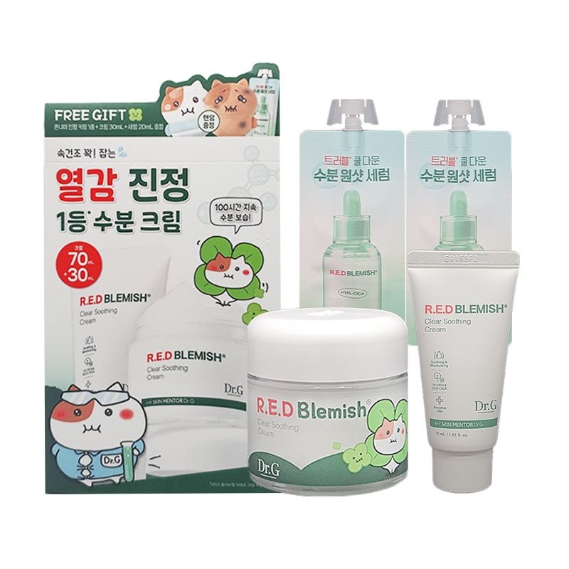 닥터지 레드 블레미쉬 클리어 수딩 크림 70ml (기획세트)_이미지