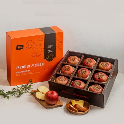 아침햇살영농조합법인 입안과즙가득 청송사과 엔젤스 애플 1호 2.5kg (1개)_이미지