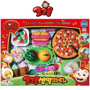 제우스 소꿉놀이 역할놀이 완구 생일파티 코코몽 선물stu810_이미지