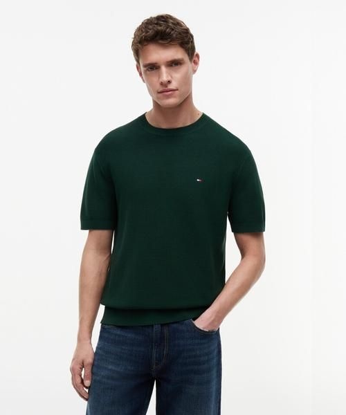 타미힐피거 TOMMY HILFIGER 쿨 터치 스트럭처 풀오버 T12G1KPO290MT2MBN 162149_이미지