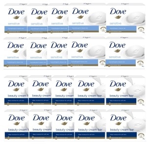 도브 비누 20개 화이트10+센서티브10 목욕비누