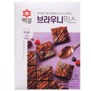 백설 브라우니 믹스 320g (10개)_이미지