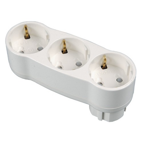 3구 I자형 멀티탭