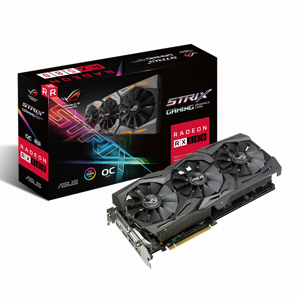 ASUS ROG STRIX 라데온 RX 580 O8G GAMING D5 8GB_이미지