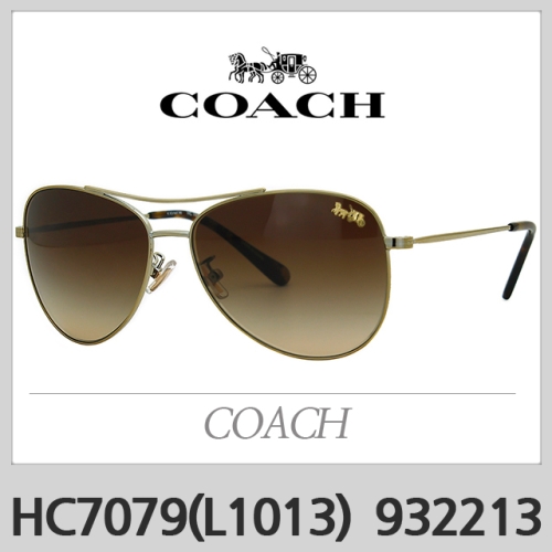 코치 COACH Coach HC7079 9322Z3 58M Light Gold/Silver Mirror Polarized Avi.._이미지
