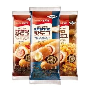SPC삼립 육즙가득 그릭슈바인 핫도그 골라담기 기본 모짜치즈 감자